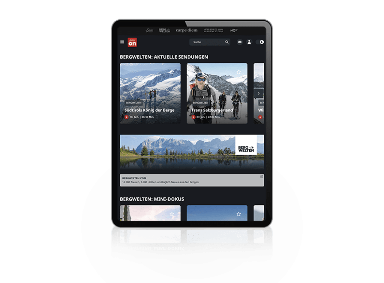 Bergwelten bei ServusTV On