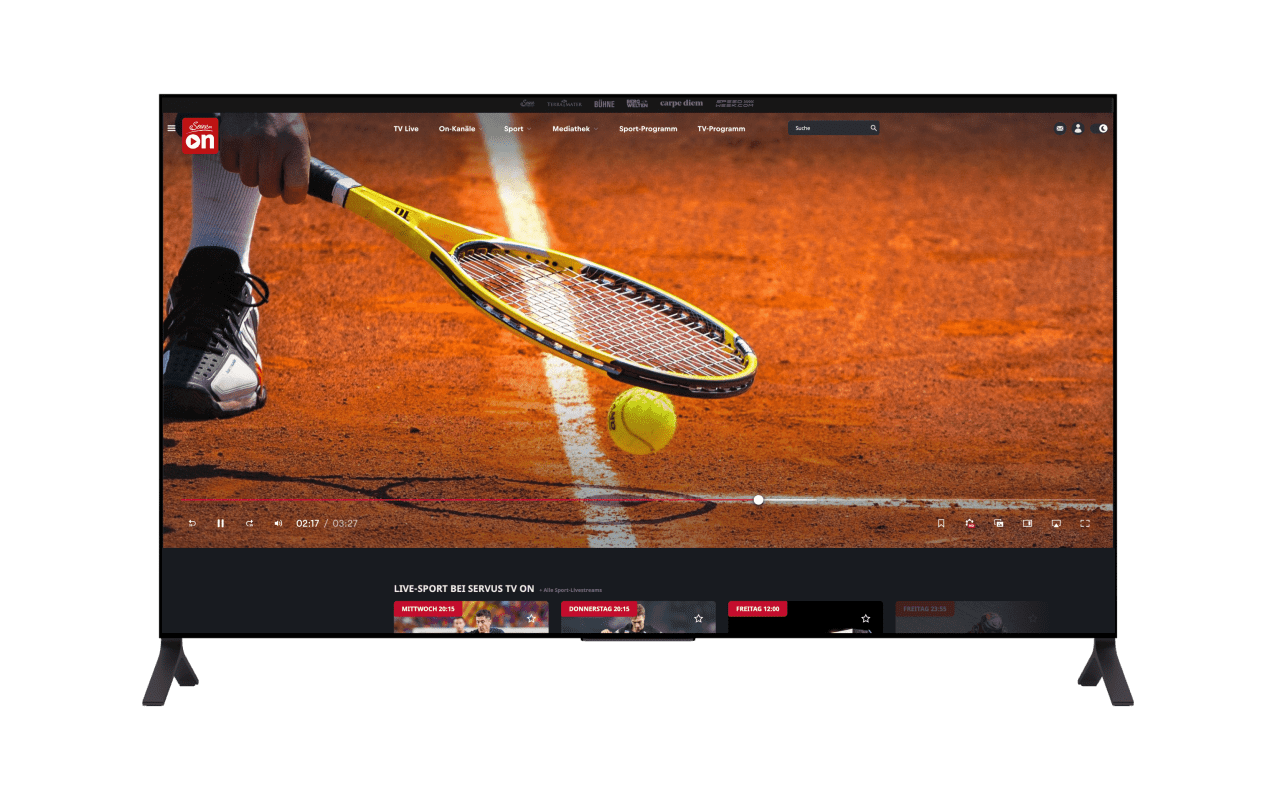 Die Welt des Spitzensports stets zur Hand